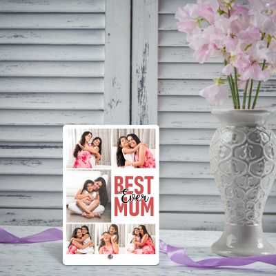Personalized Best Mom Ever Collage Photo Frame Birthday Gift For Mom From Daughter & Son Mothers Day Gift For Mom Memorable Gift For Mom